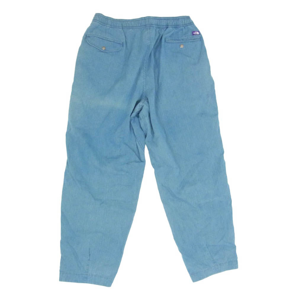 THE NORTH FACE ノースフェイス NT5003N PURPLE LABEL パープルレーベル Indigo Mountain Shirred Waist Pants インディゴ マウンテン シャーリング ウエスト パンツ インディゴブルー系 32【中古】