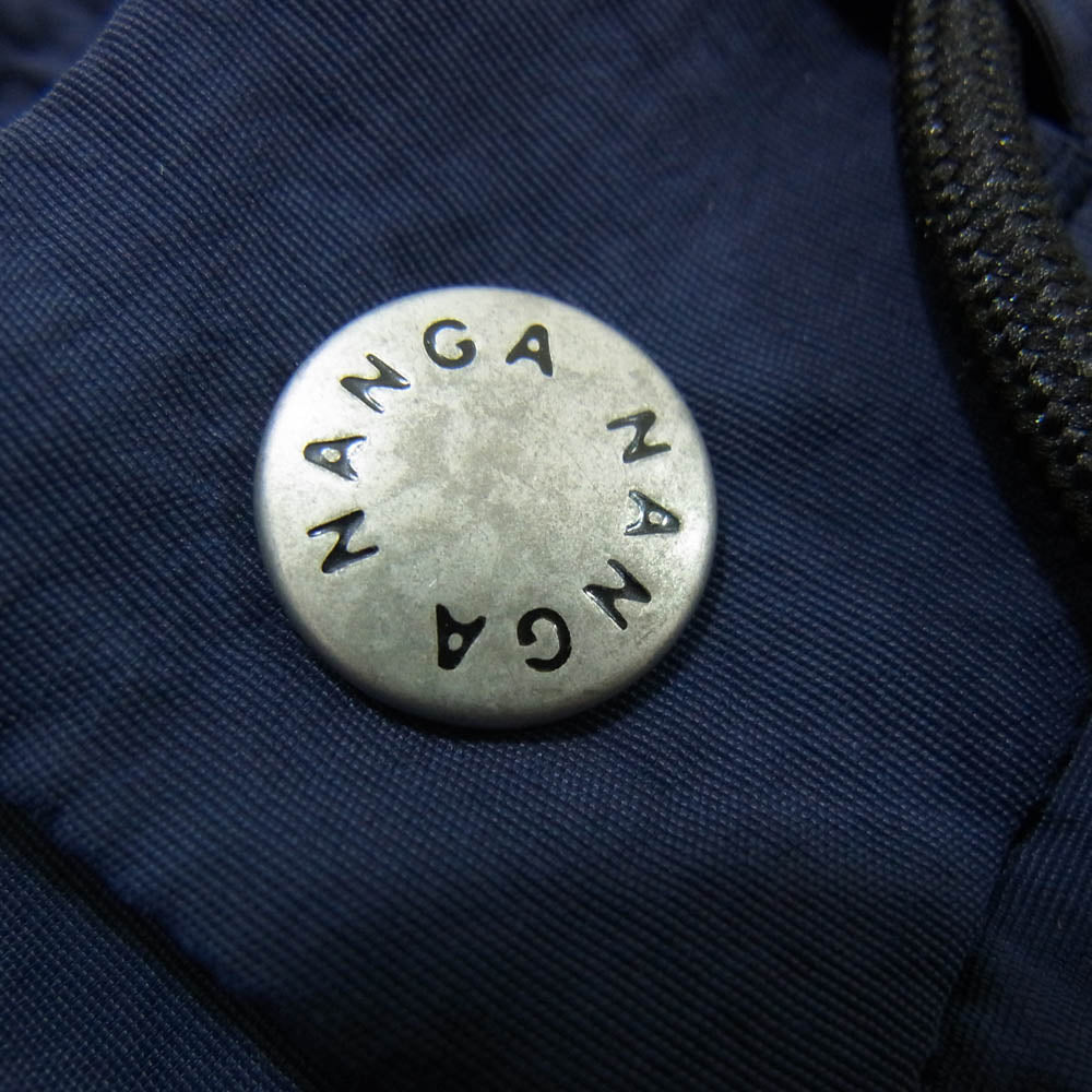 NANGA ナンガ N2600-1D133A NYLON TUSSER ナイロン タッサー トラック パンツ ネイビー系 L【中古】