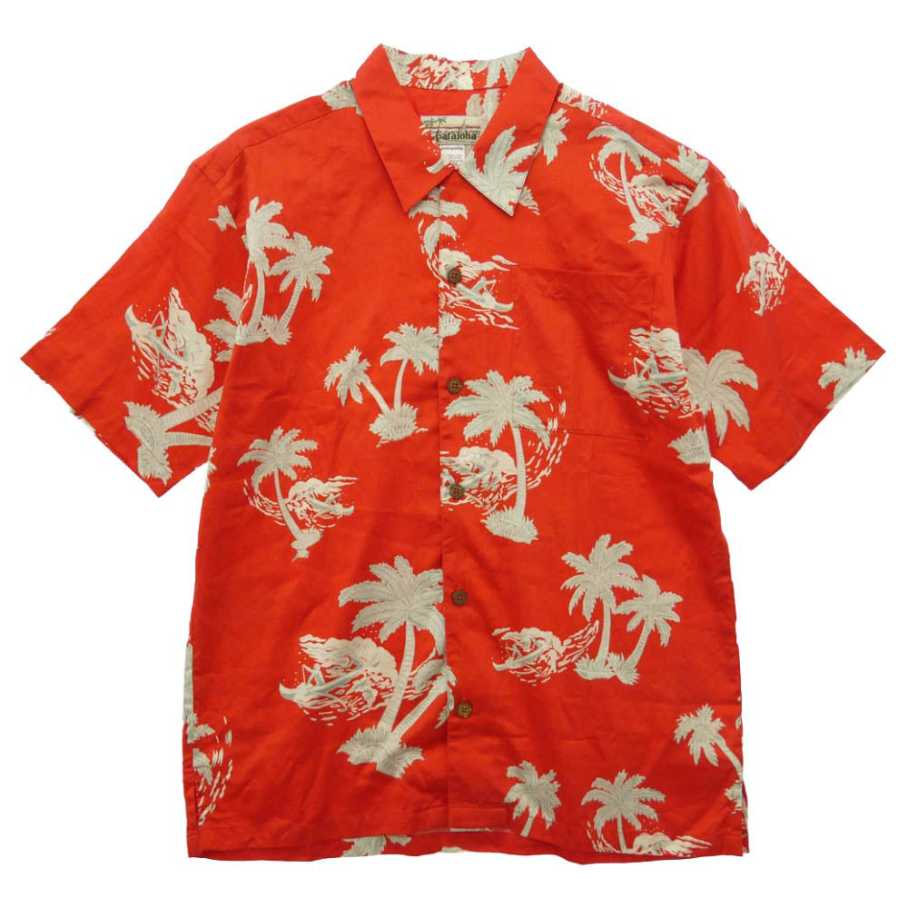 patagonia パタゴニア 52541S7 pataloha パタロハ アロハ 半袖 シャツ レッド系 M【中古】