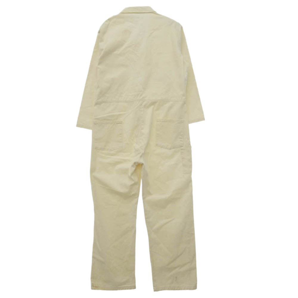 Engineered Garments エンジニアードガーメンツ USA製 コットン オールインワン つなぎ パンツ オフホワイト系 46【中古】