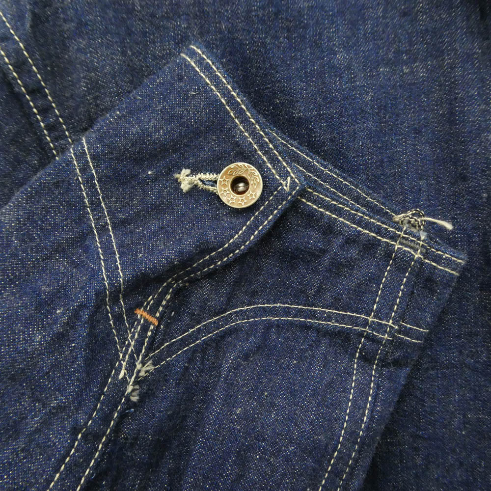 orSlow オアスロウ 1940s coverall jacket カバーオール デニム ジャケット インディゴブルー系 1【中古】
