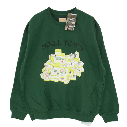 JOURNAL STANDARD ジャーナルスタンダード the mall プリント スウェット モスグリーン系 M【新古品】【未使用】【中古】