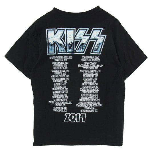 ヴィンテージ KISS キッス 2014 40 Years of Rockin' America ALSTYLE ブラック系 L【中古】