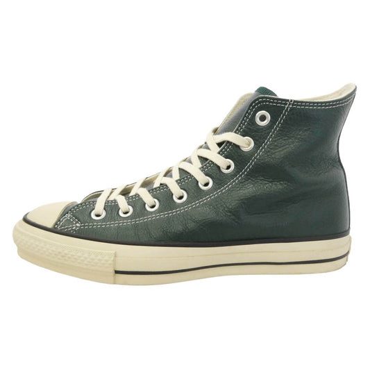 CONVERSE コンバース Ciaopanic チャオパニック CPZ2052413C0003 × CIAOPANIC チャオパニック LEATHER ALL STAR J HI レザー　オールスター スニーカー グリーン系 オフホワイト系 27cm【中古】