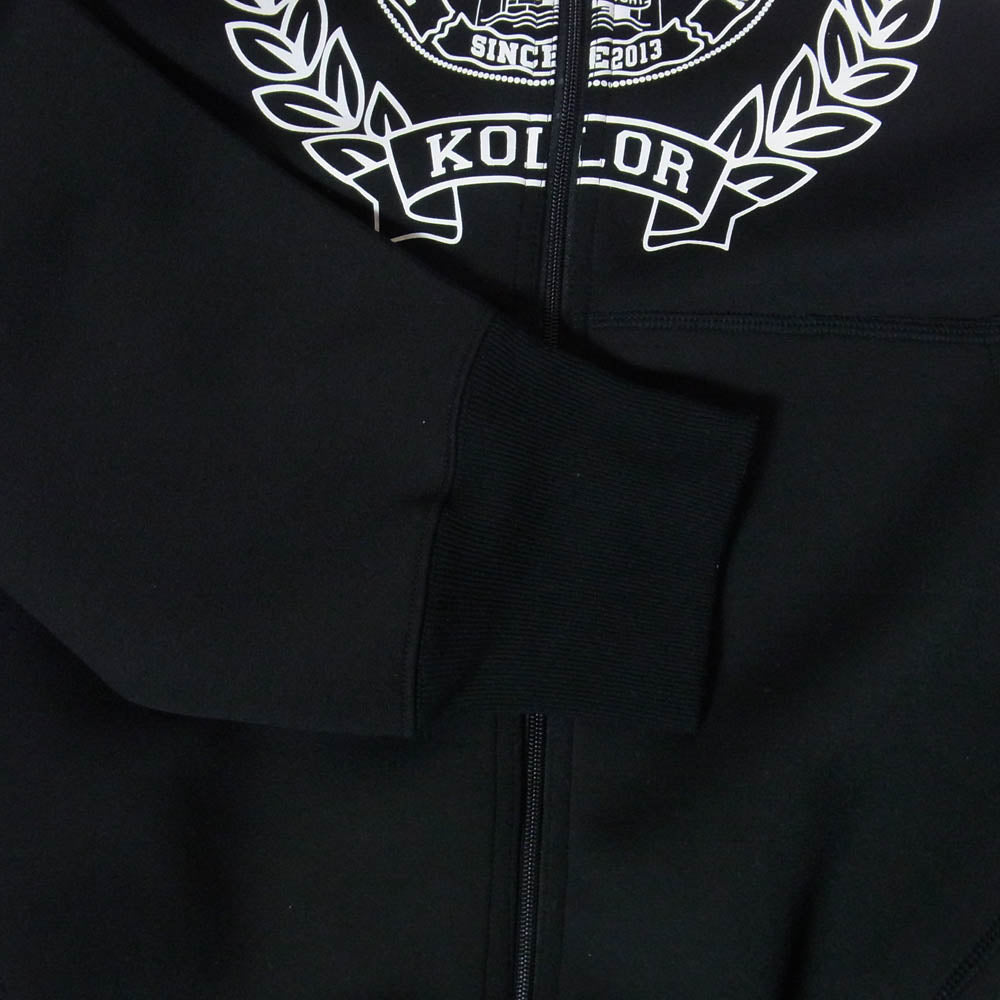 kolor カラー 26SS 26SBM-T04231 Double-Knit Hoodie 切替 ジップパーカー ブラック系 3【新古品】【未使用】【中古】
