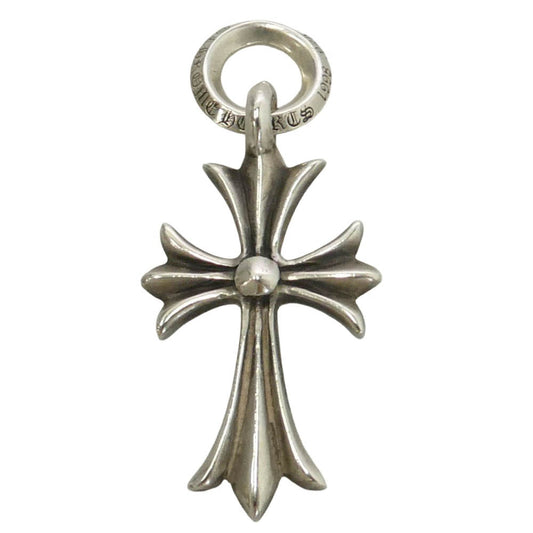CHROME HEARTS クロムハーツ（原本有） TINY CH CROSS タイニーCHクロス チャーム ペンダントトップ シルバー系【中古】