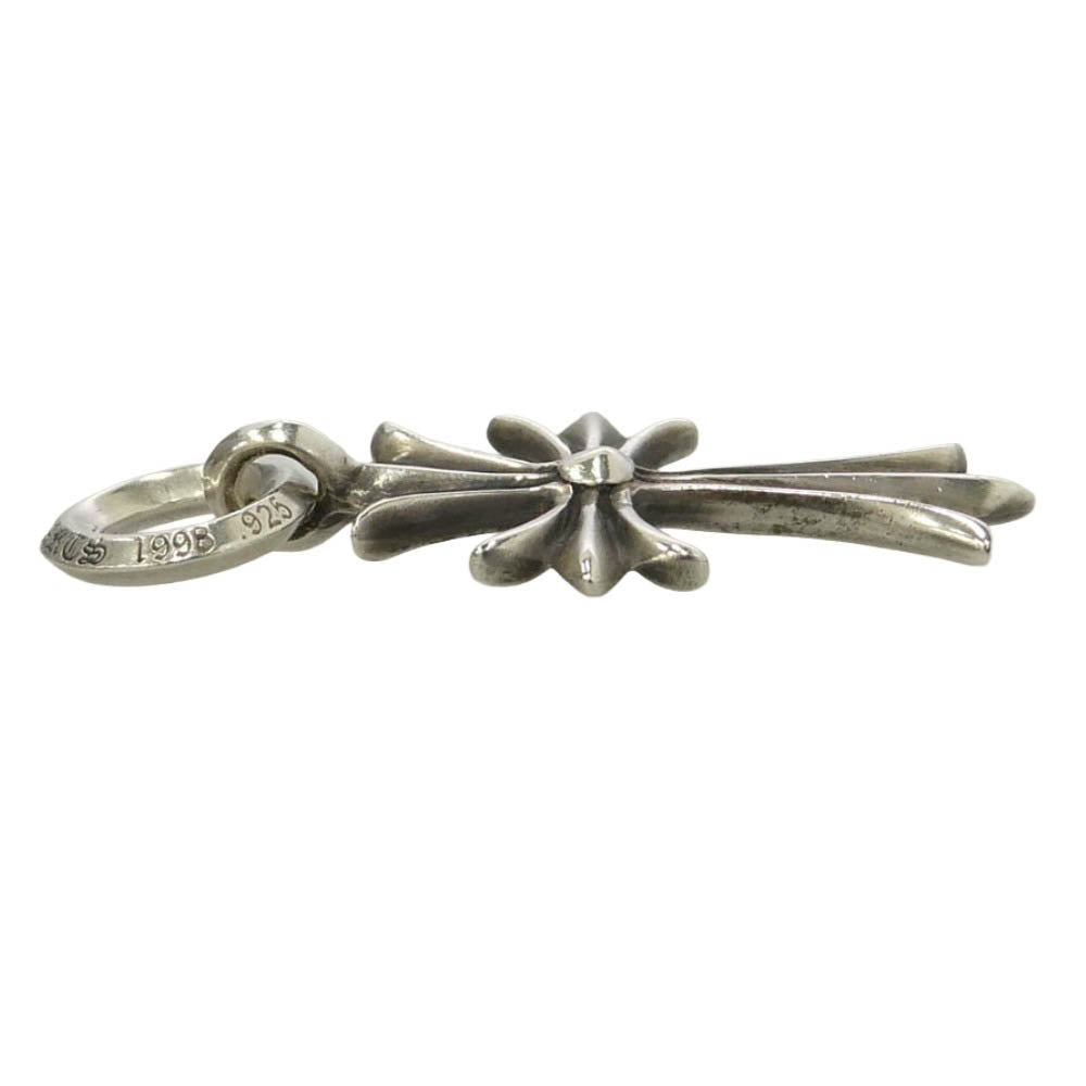 CHROME HEARTS クロムハーツ（原本有） TINY CH CROSS タイニーCHクロス チャーム ペンダントトップ シルバー系【中古】