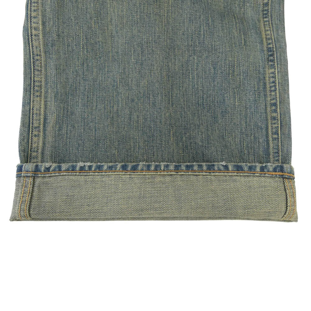 SUGARHILL シュガーヒル 26SS 26440433 DISTRESSED MODERN DENIM PAINTER ダメージ加工 ダブルニー ペインター デニム パンツ ライトブルー系 34【美品】【中古】