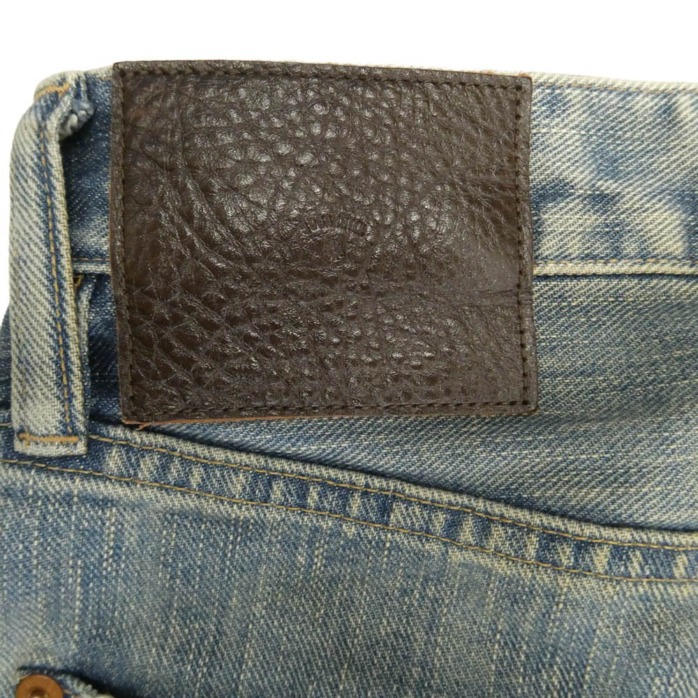 SUGARHILL シュガーヒル 26SS 26440433 DISTRESSED MODERN DENIM PAINTER ダメージ加工 ダブルニー ペインター デニム パンツ ライトブルー系 34【美品】【中古】