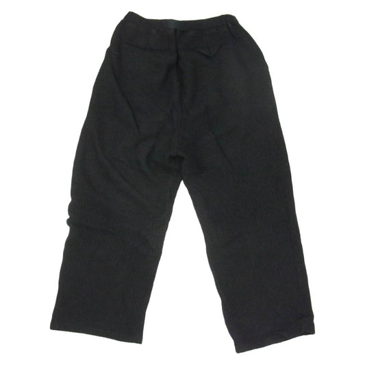 ANCELLM アンセルム 25AW ANC-PT85-B WOOLCORD BELTLESS SLACKS コーデュロイ ウール コード ベルトレス スラックス パンツ ブラック系 1【中古】