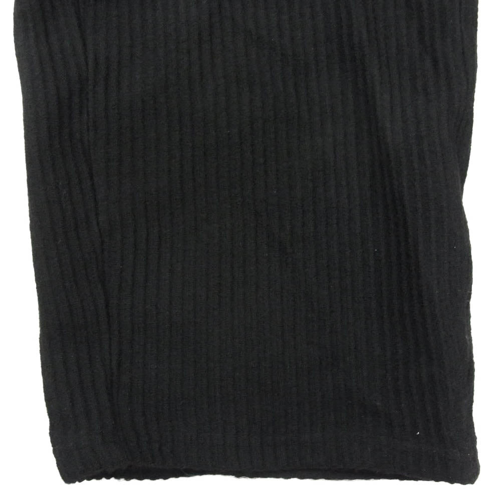 ANCELLM アンセルム 25AW ANC-PT85-B WOOLCORD BELTLESS SLACKS コーデュロイ ウール コード ベルトレス スラックス パンツ ブラック系 1【中古】