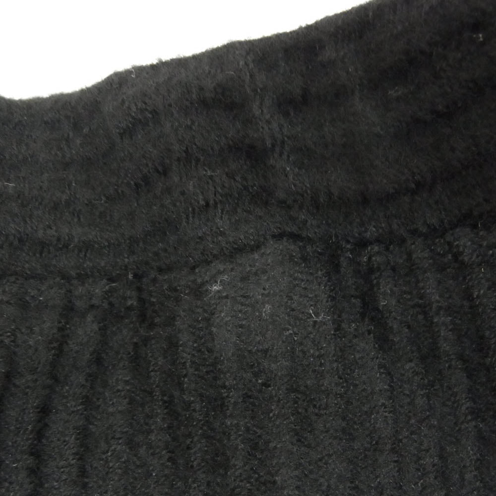 ANCELLM アンセルム 25AW ANC-PT85-B WOOLCORD BELTLESS SLACKS コーデュロイ ウール コード ベルトレス スラックス パンツ ブラック系 1【中古】