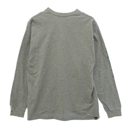 HYSTERIC GLAMOUR ヒステリックグラマー 02223CL14 02223CL14 HEART OF HYS 長袖 カットソー Ｔシャツ グレー系 L【中古】