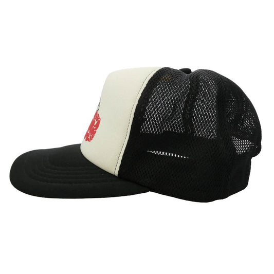 HYSTERIC GLAMOUR ヒステリックグラマー 02223QH03 Vixen Girl Mesh Cap ビクセン ガール メッシュ キャップ 帽子 ブラック系 FREE【中古】