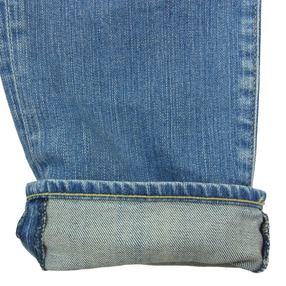 HYSTERIC GLAMOUR ヒステリックグラマー 02213AP15 SP加工 スタッズ スリム デニム パンツ インディゴブルー系 34【中古】