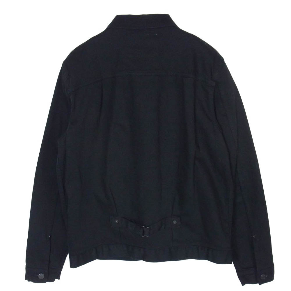 HYSTERIC GLAMOUR ヒステリックグラマー 0251AB13 × 野口強 1ST TYPE ファーストタイプ ストレッチ デニム トラッカー ジャケット ブラック系 L【中古】