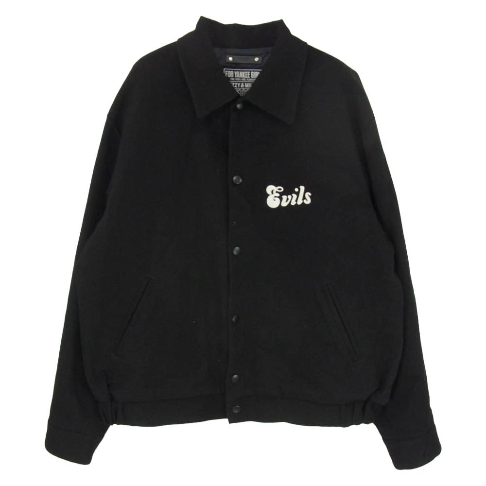 HYSTERIC GLAMOUR ヒステリックグラマー MINEDENIM マインデニム MND-HYS001 × MINEDENIM マインデニム F.Black Denim JKT デニム 中綿 ジャケット ブラック系 XL【中古】