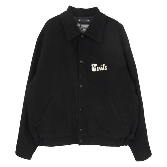 HYSTERIC GLAMOUR ヒステリックグラマー MINEDENIM マインデニム MND-HYS001 × MINEDENIM マインデニム F.Black Denim JKT デニム 中綿 ジャケット ブラック系 XL【中古】