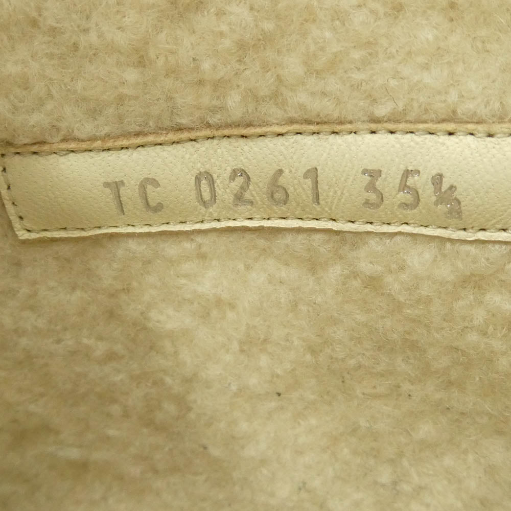 LOUIS VUITTON ルイ・ヴィトン SNOW DROP FLAT ANKLE スノードロップ ライン アンクル ブーツ ベージュ ベージュ系 ピンク系 35.5【中古】