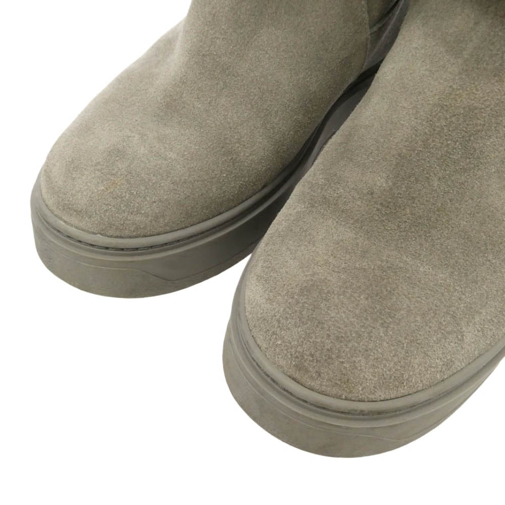 LOUIS VUITTON ルイ・ヴィトン SNOW DROP FLAT ANKLE スノードロップ ライン アンクル ブーツ グレー グレー系 35N【中古】