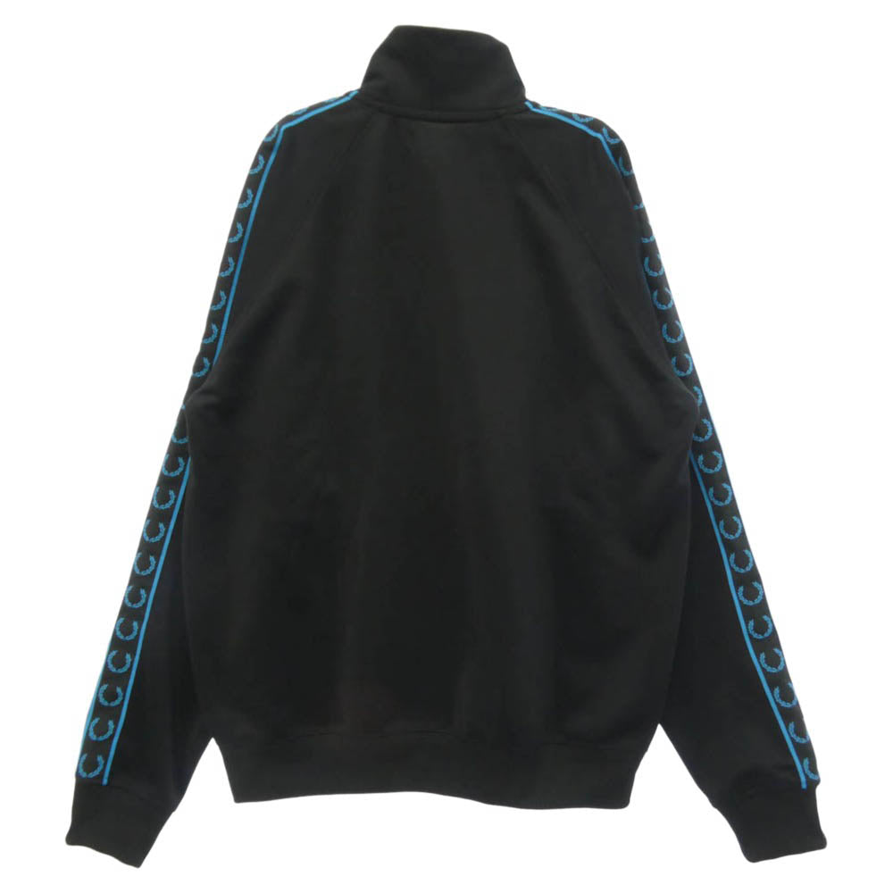 FRED PERRY フレッドペリー J5557 Contrast Tape Track Jacket コントラスト テープ トラック ジャケット ブラック系 L【中古】