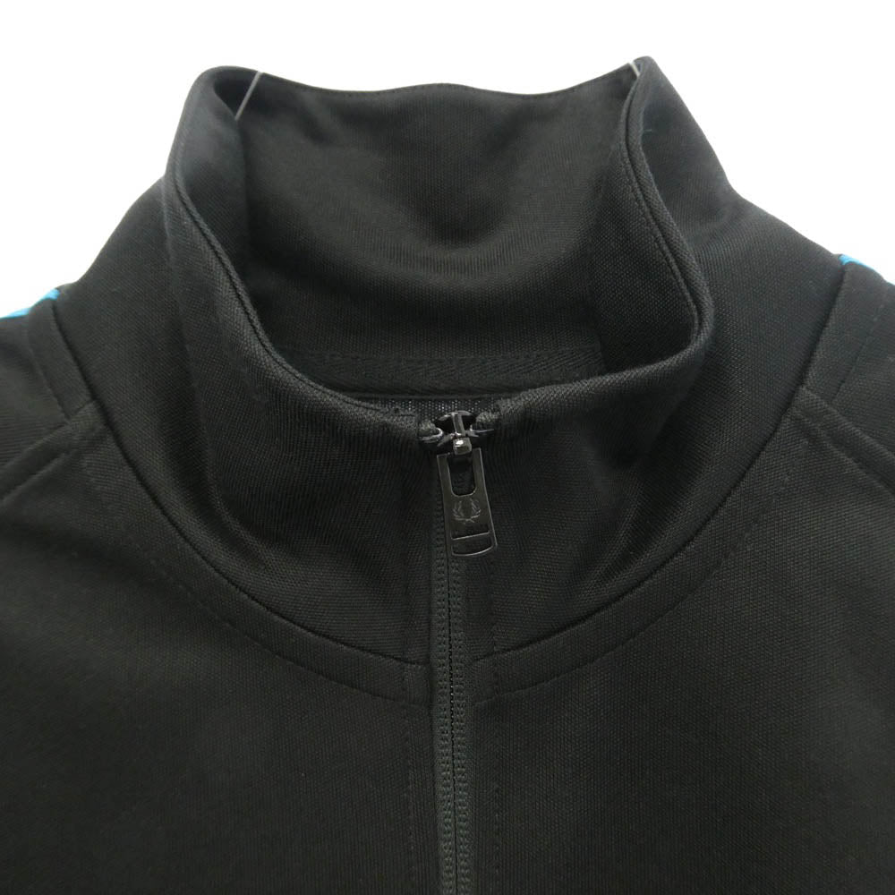 FRED PERRY フレッドペリー J5557 Contrast Tape Track Jacket コントラスト テープ トラック ジャケット ブラック系 L【中古】