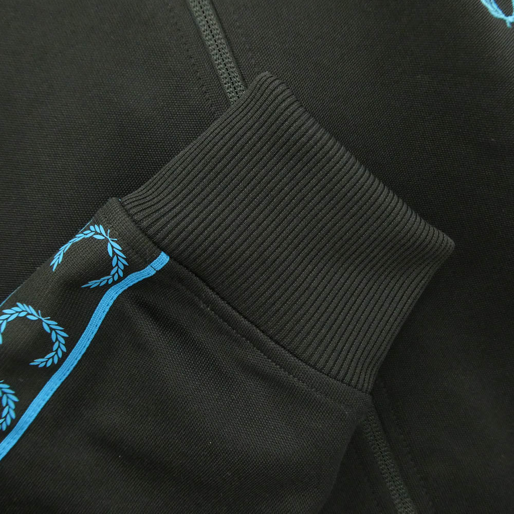 FRED PERRY フレッドペリー J5557 Contrast Tape Track Jacket コントラスト テープ トラック ジャケット ブラック系 L【中古】