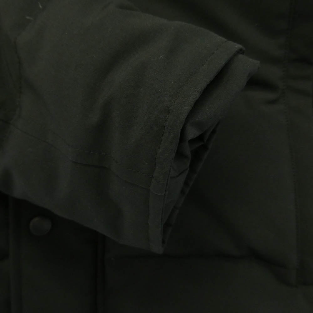 CANADA GOOSE カナダグース 3808MB サザビーリーグタグ BLACK LABEL ブラックレーベル WYNDHAM PARKA ウィンダム パーカー ファー フーデッド ダウン ジャケット ブラック系 XS【中古】