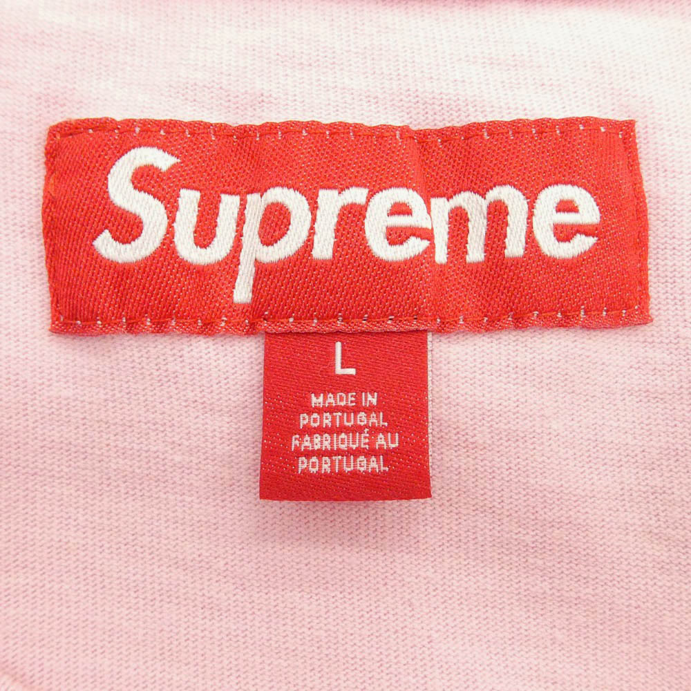 Supreme シュプリーム 26SS Small Box Tee スモール ボックスロゴ Tシャツ 半袖 カットソー ピンク系 L【中古】