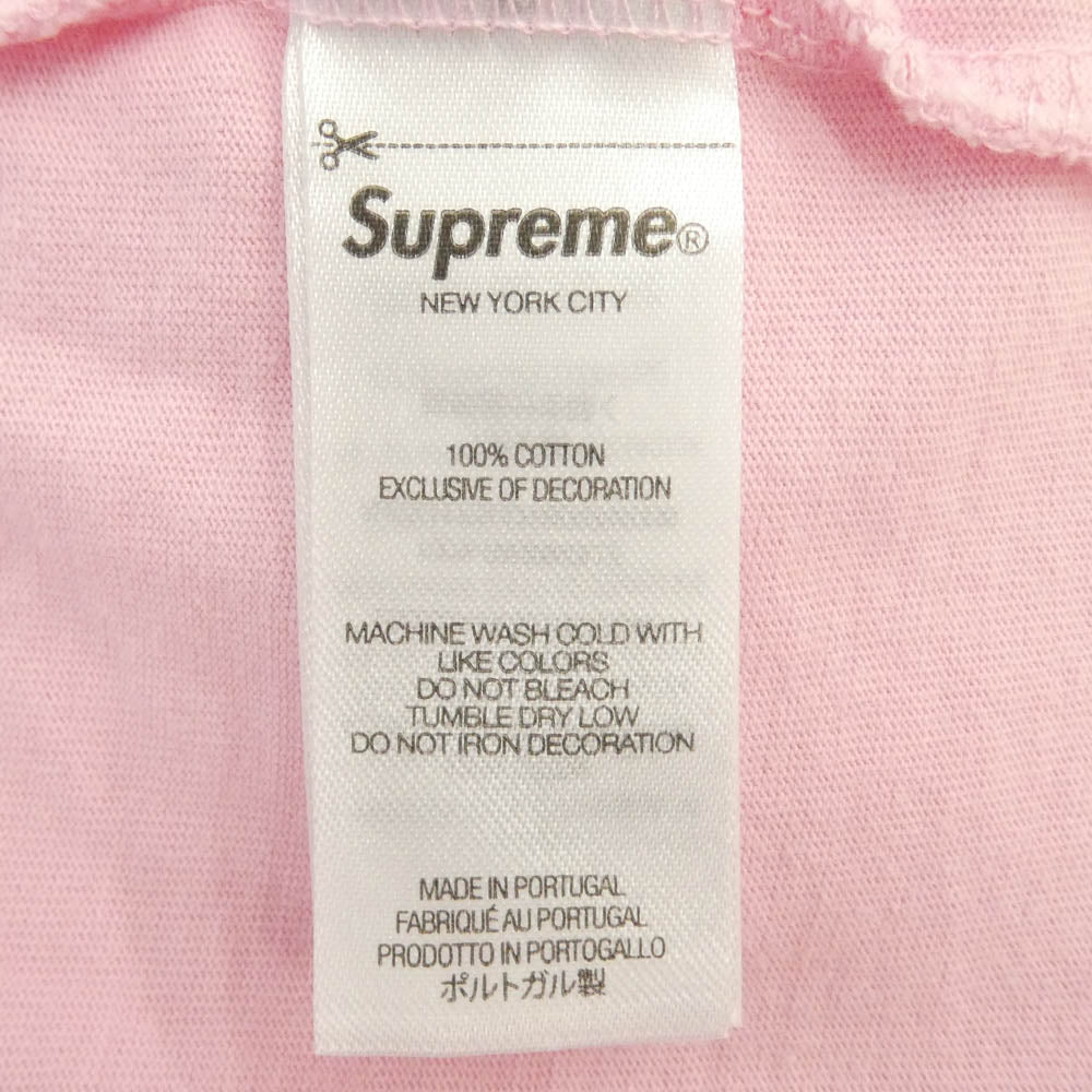 Supreme シュプリーム 26SS Small Box Tee スモール ボックスロゴ Tシャツ 半袖 カットソー ピンク系 L【中古】