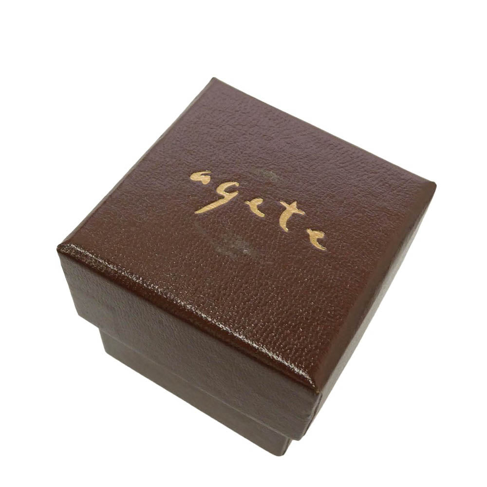 agete アガット ロスチェーン プレート ペンダント シルバー系【中古】