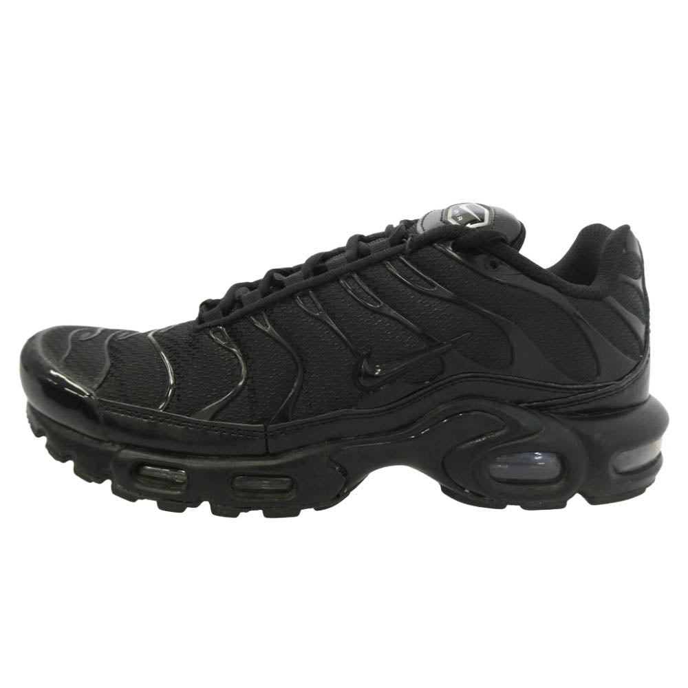 NIKE ナイキ 604133-050 Air Max Plus Triple Black エアマックス プラス ローカット スニーカー ブラック系 26cm【中古】