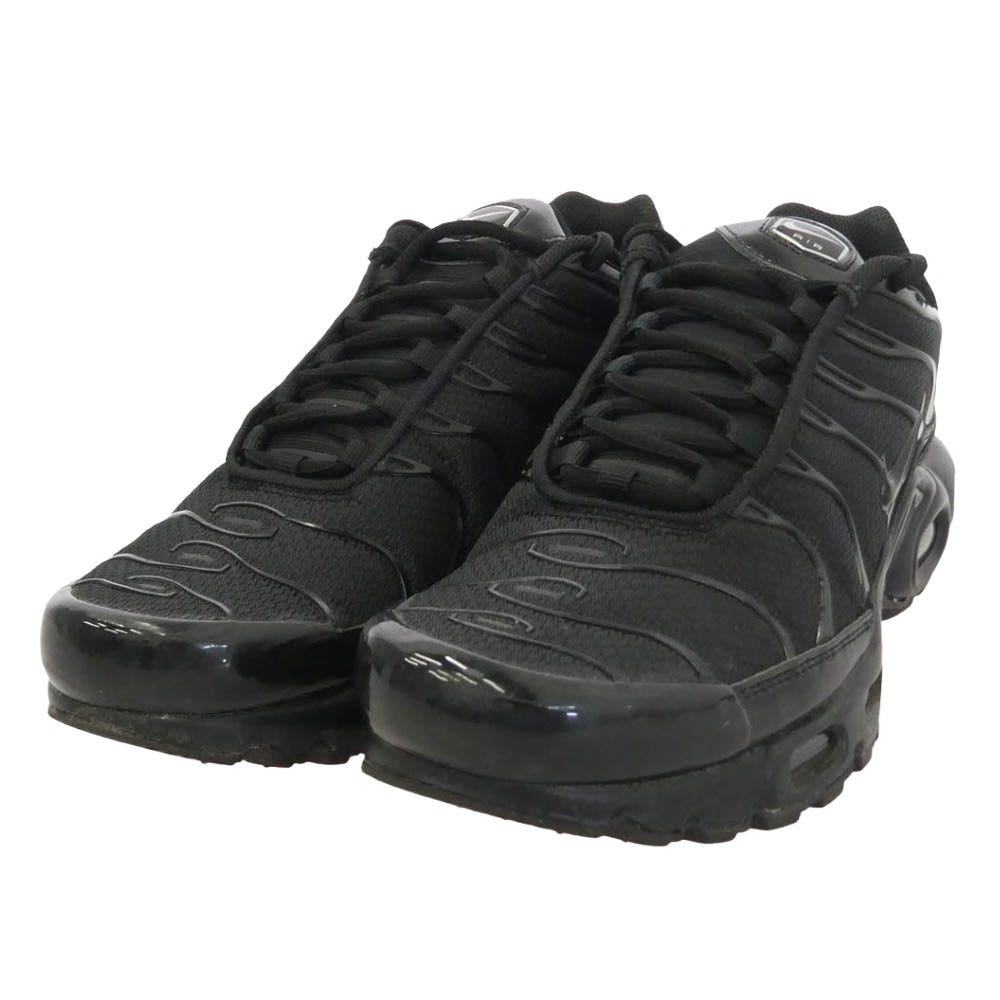 NIKE ナイキ 604133-050 Air Max Plus Triple Black エアマックス プラス ローカット スニーカー ブラック系 26cm【中古】