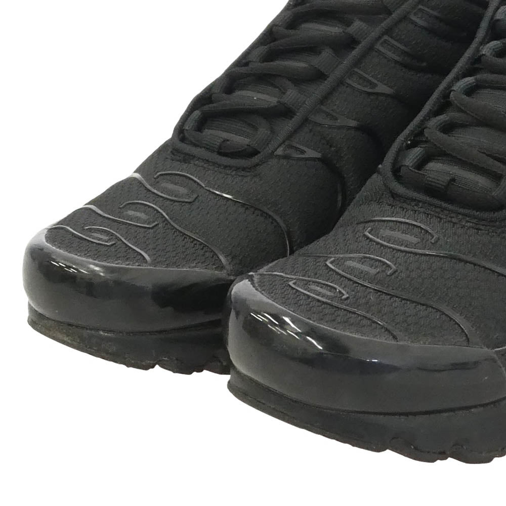 NIKE ナイキ 604133-050 Air Max Plus Triple Black エアマックス プラス ローカット スニーカー ブラック系 26cm【中古】