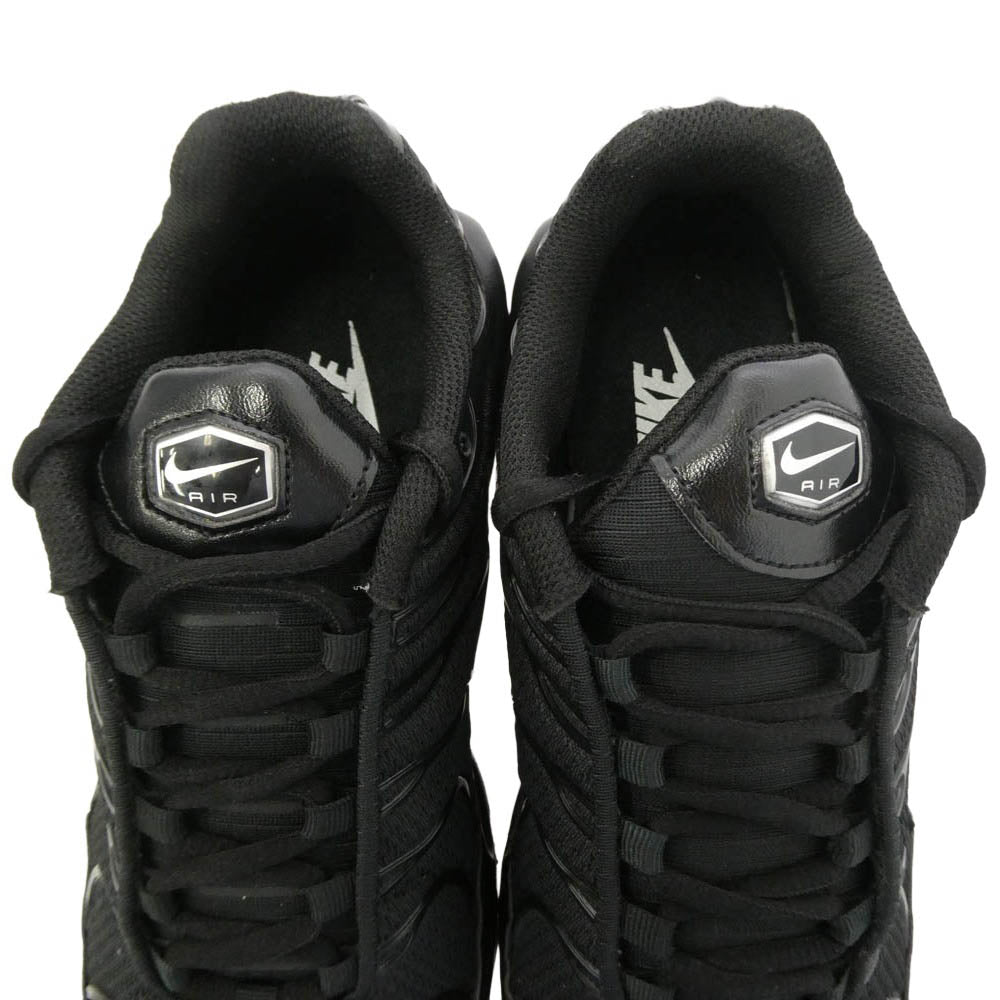 NIKE ナイキ 604133-050 Air Max Plus Triple Black エアマックス プラス ローカット スニーカー ブラック系 26cm【中古】