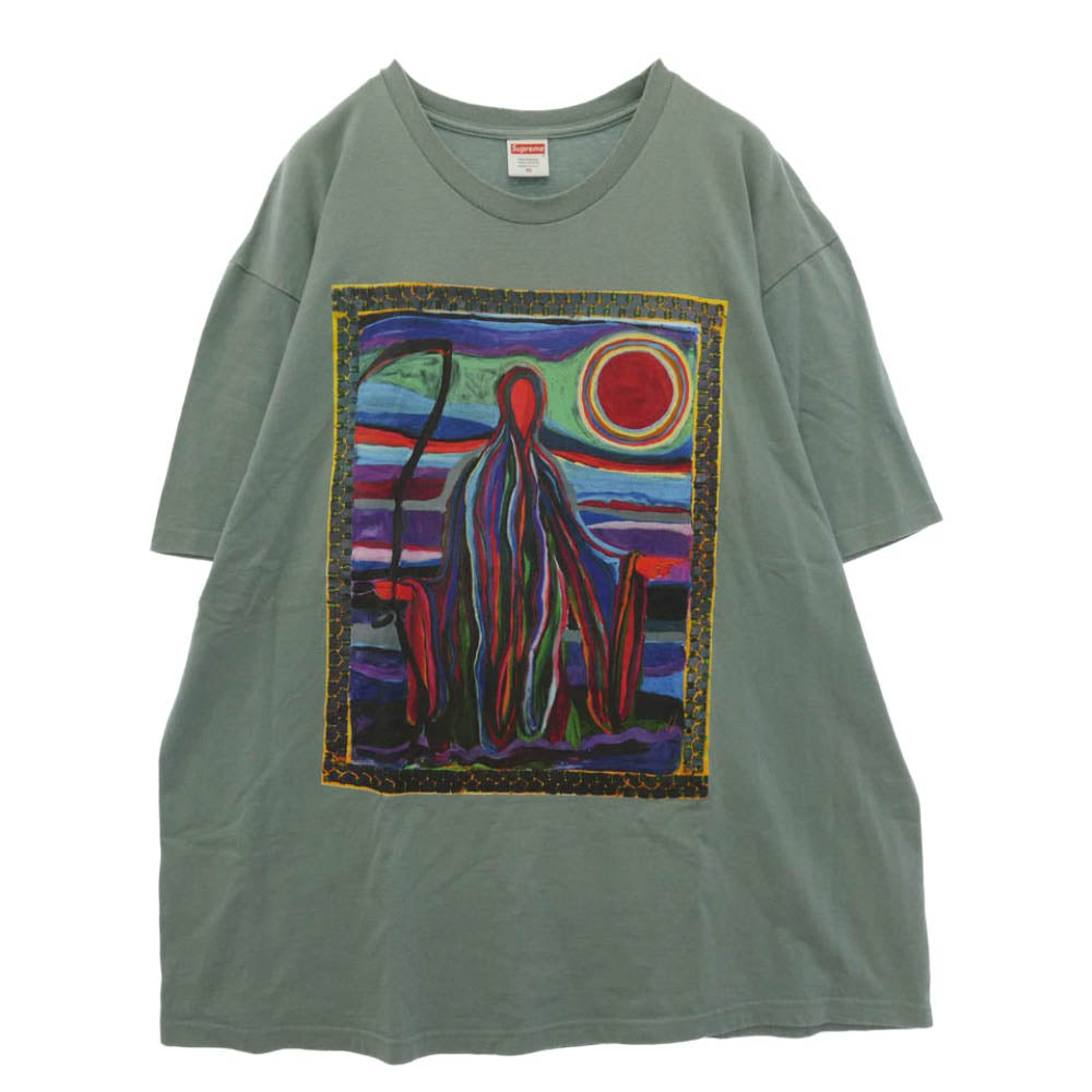 Supreme シュプリーム Reaper Tee 半袖 Tシャツ カットソー グリーン系 XL【中古】
