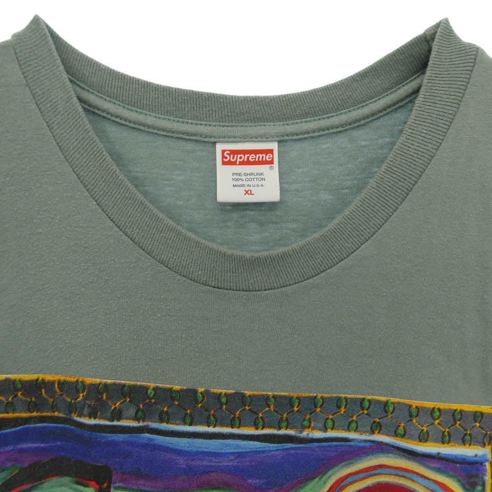 Supreme シュプリーム Reaper Tee 半袖 Tシャツ カットソー グリーン系 XL【中古】