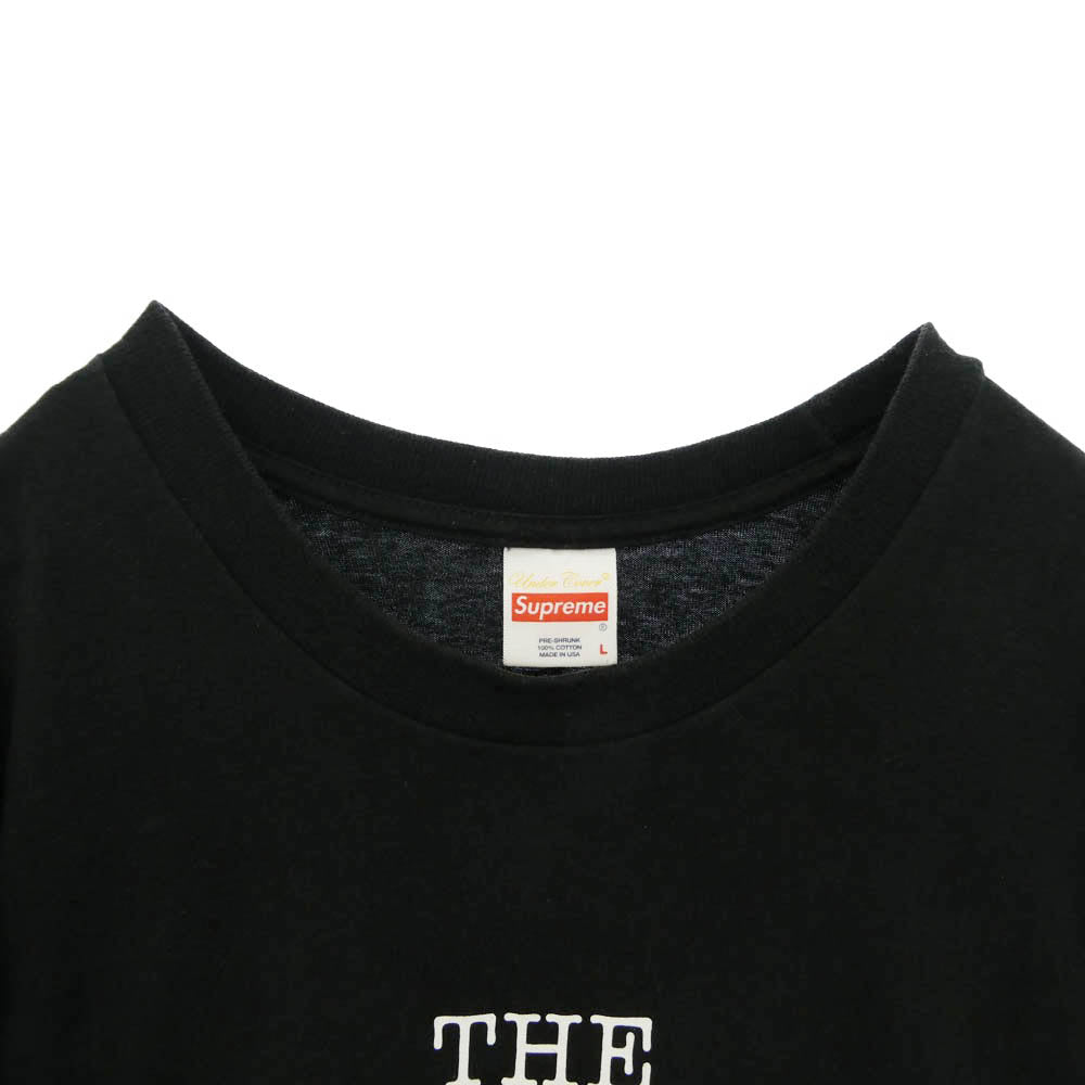 Supreme シュプリーム UNDERCOVER アンダーカバー UNDERCOVER Public Enemy Counterattack L/S Tee アンダーカバー パブリック エネミー カウンターアタック L/S 長袖 ロングスリーブ Tシャツ カットソー ブラック系 L【中古】