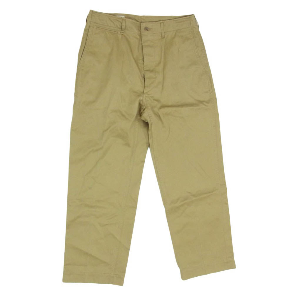 ANATOMICA アナトミカ 530-000-04 CHINO 2 コットン ボタンフライ チノトラウザー パンツ ブラウン系 32【中古】