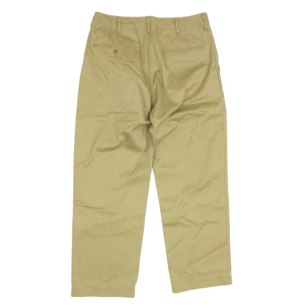 ANATOMICA アナトミカ 530-000-04 CHINO 2 コットン ボタンフライ チノトラウザー パンツ ブラウン系 32【中古】
