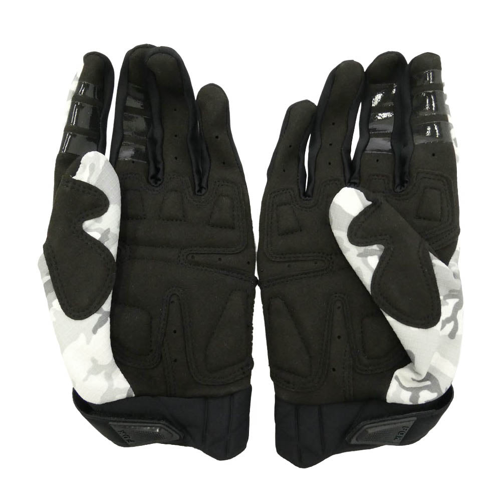 Supreme シュプリーム 25AW FW25A62-CMO-M × Fox Racing DMX Bomber Gloves フォックスレーシング ロゴ ボンバー グローブ 手袋 ブラック系 グレー系 M 22.2×10.6cm【極上美品】【中古】