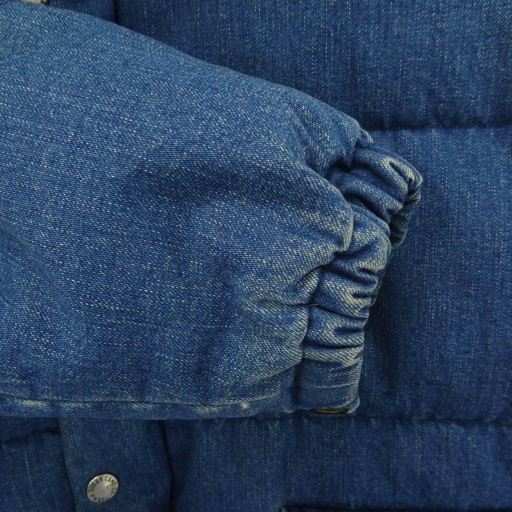 SUGAR CANE シュガーケーン GOLD ゴールド ×GOLD ゴールド DENIM DOWN JACKET デニム ダウン ジャケット インディゴブルー系 M【中古】