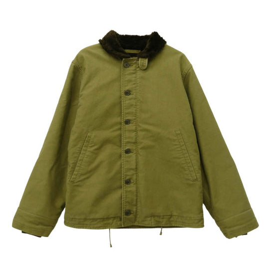 WACKO MARIA ワコマリア N-1 DECK JACKET デッキ ミリタリー ジャケット カーキ系 XL【中古】