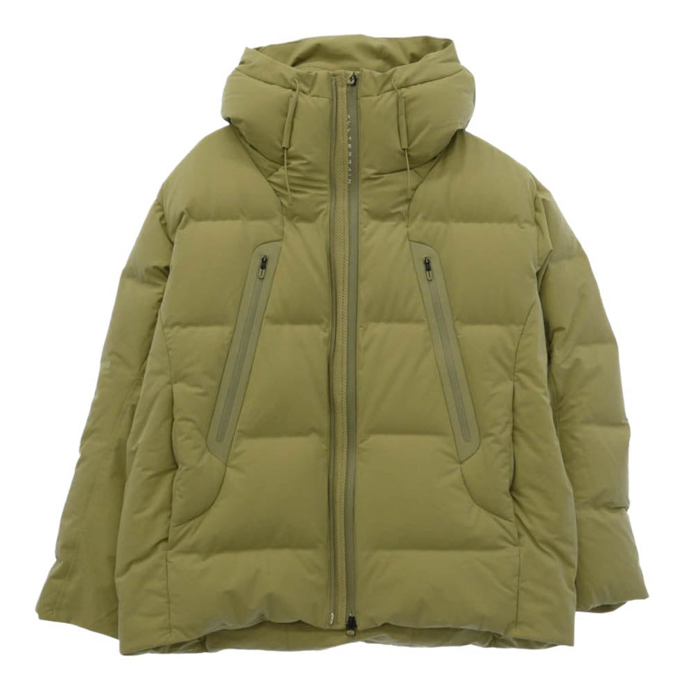 DESCENTE デサント DAMYGK32U ALLTERRAIN MIZUSAWA DOWN オルテライン 水沢 ダウン ジャケット ベージュ系 L【美品】【中古】