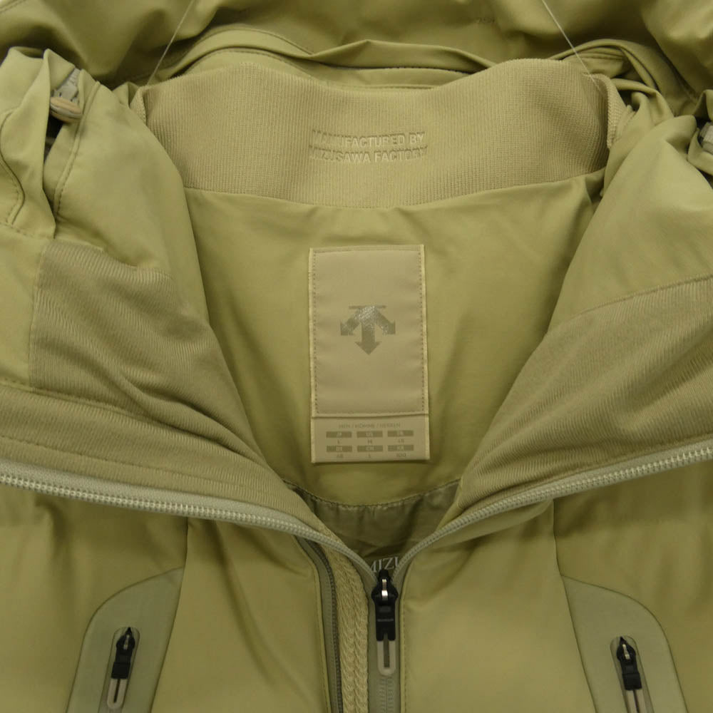 DESCENTE デサント DAMYGK32U ALLTERRAIN MIZUSAWA DOWN オルテライン 水沢 ダウン ジャケット ベージュ系 L【美品】【中古】