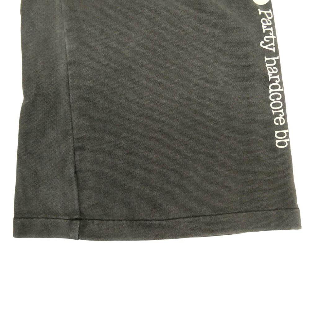 カルボネレンテ CL2333033 ロゴ 刺? プリント ダメージ 加工 スウェット パンツ グレー系 L【中古】
