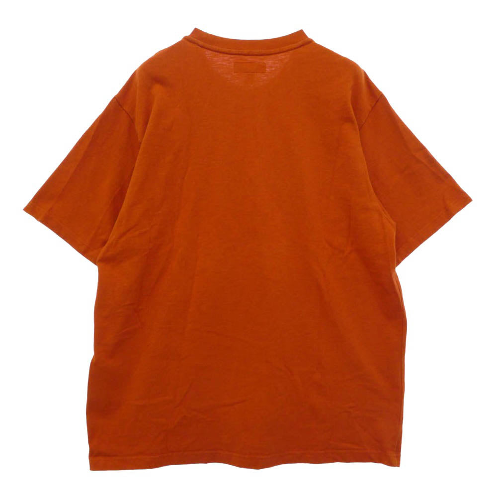 Supreme シュプリーム 24AW Twill Applique S S Top ツイル アップリケ エスエス トップ Tシャツ 半袖 カットソー オレンジ系 L【中古】