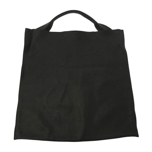 JIL SANDER ジルサンダー XIAO BAG シボ革 レザー トート バッグ ブラック系【中古】