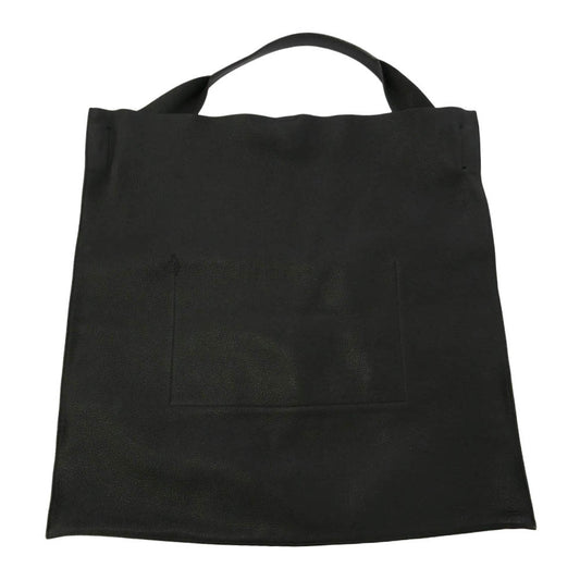 JIL SANDER ジルサンダー XIAO BAG シボ革 レザー トート バッグ ブラック系【中古】