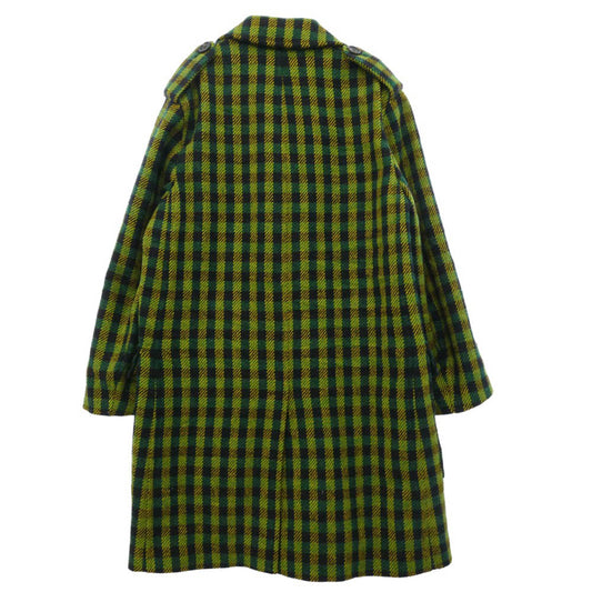 MARNI マルニ 17AW M05AA0040 S48186 チェック エポレット ダブルブレスト コート マルチカラー系 44【中古】